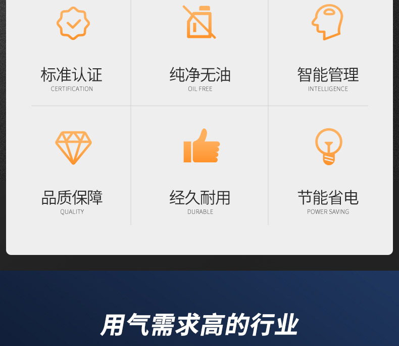 葆德DL、DM系列干螺桿無(wú)油空壓機(jī)3