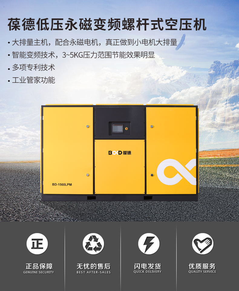 葆德BD-LPM-Ⅱ系列_永磁低壓空壓機(jī)2
