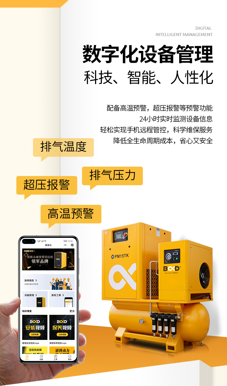 葆德BD-PM-TK系列_激光切割專用一體式空壓機5