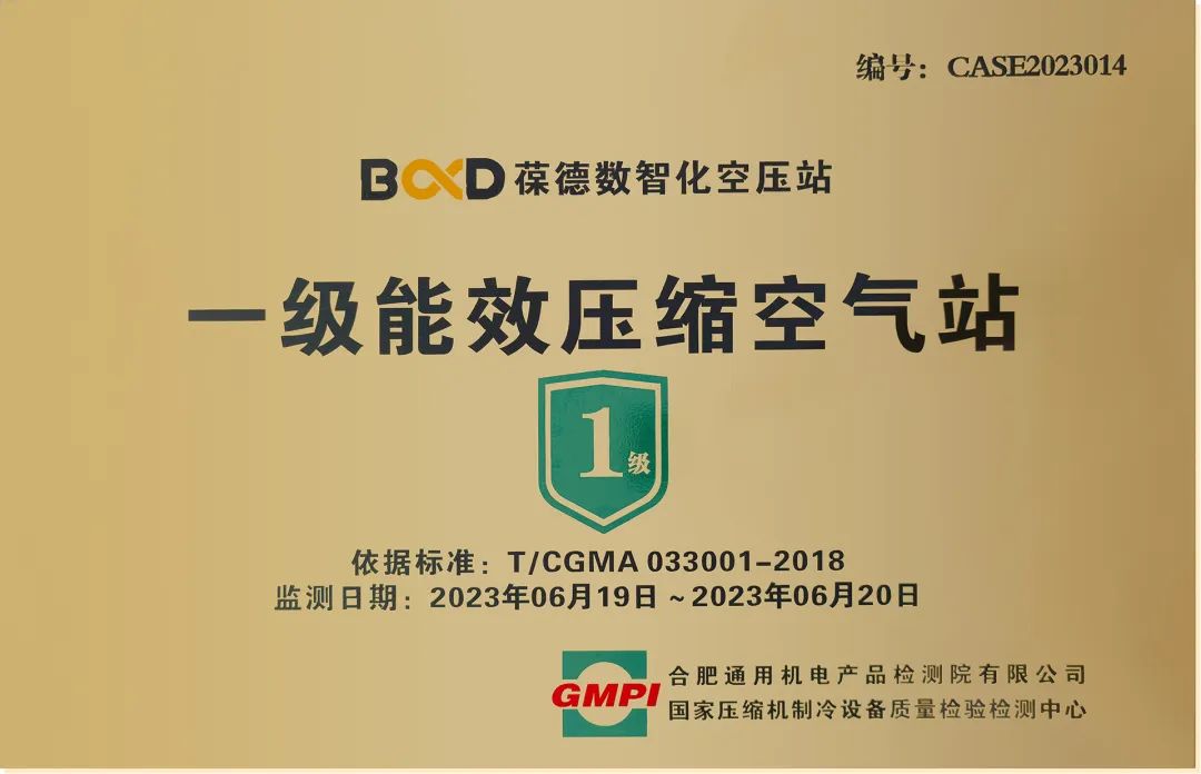 用數(shù)據(jù)驅(qū)動節(jié)能降耗，佛山首個一級能效智能空壓站成功掛牌！