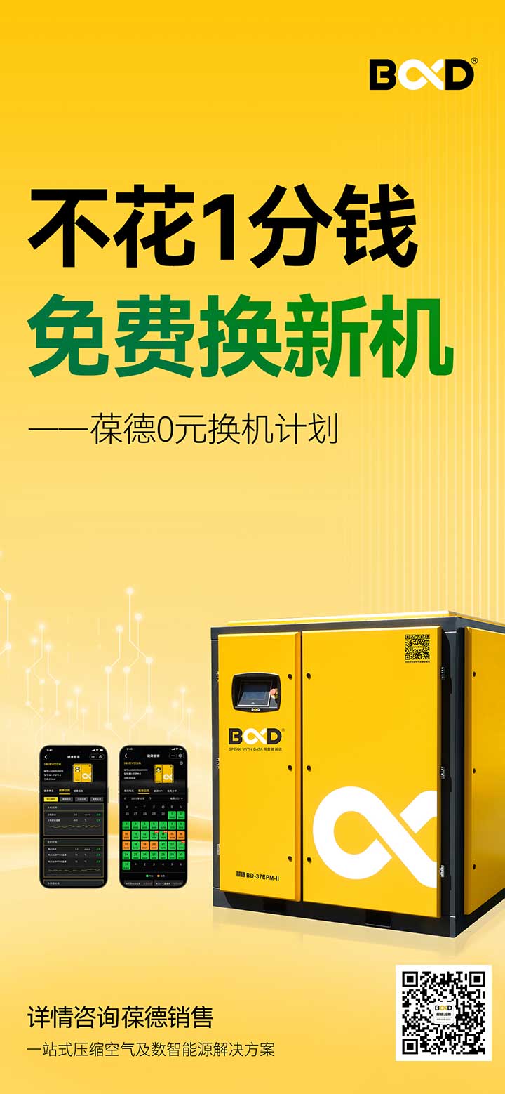 零投入換新機(jī)！葆德空壓機(jī)改造年省電費(fèi)30%實(shí)證